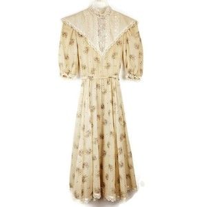 Vintage  Rare Jessica's Gunnies San Francisco Prairie Dress Cottagecore